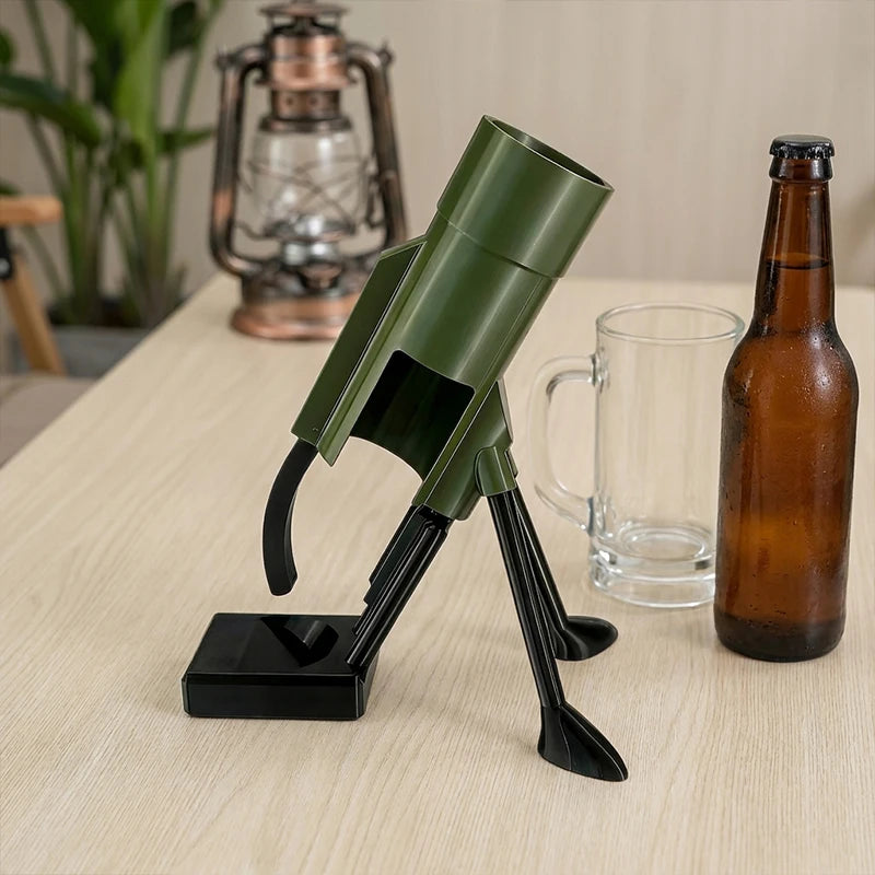 Mortar Beer Bottle Opener Free Push Down Opener Gifts For 330ml beer Men Dad Cool Bar Home RV Decor Bottle Opener Bartender Tool